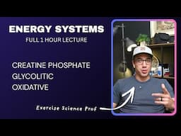 Creatine Phosphate, Glycolytic, and Oxidative Energy Systems | Full Lecture Replay