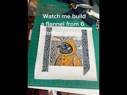Watch me build a flannel from six thrifted pieces. #upcycledfashion #sustainablestyle