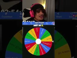 spin the wheel on stream 😭