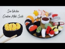 Crochet Sea Urchin Gunkan Maki Sushi | Amigurumi Tutorial | SpringDay DIY