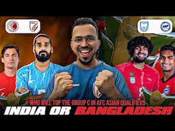 India vs Hong Kong 🔥 Bangladesh vs Singapore | AFC Asian Cup Qualifiers 2027 | Preview & Predictions