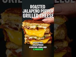 Roasted Jalapeno Popper Grilled Cheese | Tara the Foodie