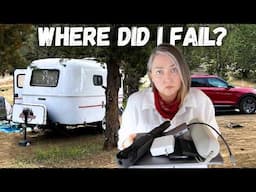Was I Ready? First 48 Hours Off Grid in new 13ft SCAMP