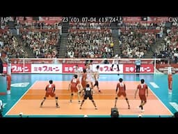 Volleyball : Japan - Canada Amazing FULL Match