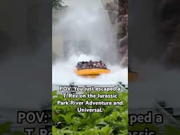What’s your favorite dinosaur on the Jurassic Park River Adventure at #Universal #jurassicpark