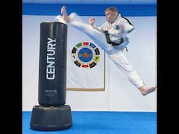 Jump Spin Kick Accuracy 🎯 Take that Bottle 😂﻿