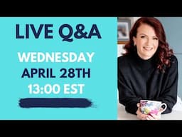 APRIL 2021 LIVE Q&A