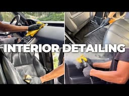Professionally CLEANING a DIRTY Car Interior! Auto Detailing