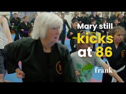 Mary still kicks at 86