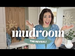 FINAL REVEAL! Budget Doors & Organization | DIY Mudroom Makeover Part 3
