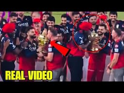 Virat Kohli's heart winning gesture for AB De Villiers and Chris Gayle after RCB won the IPL Final
