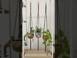 DIY | macrame plant hanger DIY kit🪴 #shorts