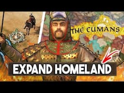 Expanding the STEPPE as the CUMANS in Crusader Kings 3 Khans of the Steppe