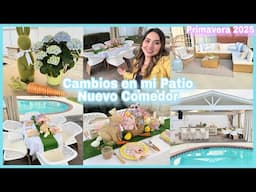 Cambios en mi Patio🩵🐣 Nuevo Comedor con Homary