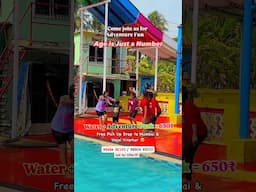 Mumbai Waterpark Fun💯 #virarresort #waterpark #travel #summer #waterparkfun #adventurepark #mimbai