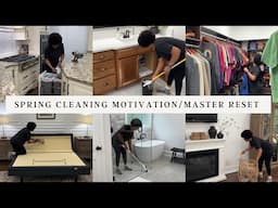 SPRING CLEANING MOTIVATION 2025 | MASTER RESET | DEEP CLEANING & LAUNDRY MOTIVATION #springcleaning