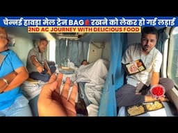 12840 Chennai Howrah Mail Train Journey In 2nd AC Coach of Indian railways
