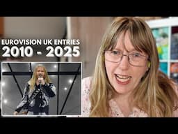 Vocal Coach Reacts to Eurovision UK Entries 2010 - 2025 (Part 3)
