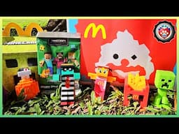 Minecraft x McDonald’s TOYS! Creeper, Grimace Egg & Fry Helmet Unboxing! | PawPawGoToys