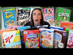 New Cereal Haul Taste Test!