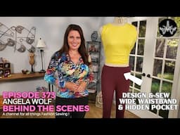 EP 373 Leggings: Design & Sew a Wide Waistband & Hidden Pocket with Angela Wolf