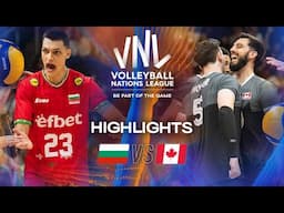 Bulgaria 🇧🇬 vs. Canada 🇨🇦 - Highlights | Week 1 | Men's VNL 2025