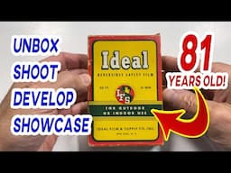 81 YEAR OLD 16mm FILM! Will it Work?! Vintage Unboxing Shooting Processing & Showing!