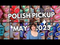 May 2025 Polish Pickup PPU nail polish swatches | Tropical Forests theme