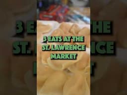 3 Essential Eats at the St Lawrence Market #toronto #food #travel