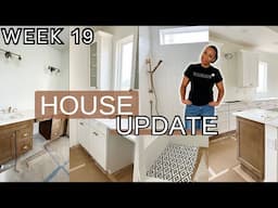 NEW HOME UPDATE! kitchen & bath | Week 19 Ivy Floorplan by Fischer Homes | 2025 House to Home Update