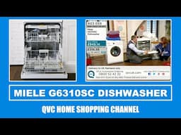 Miele G6310SC Dishwasher Demonstrated on QVC Home Shopping Channel
