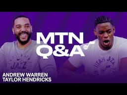 Taylor Hendricks asks the TOUGH questions 🏔️ | UTAH JAZZ