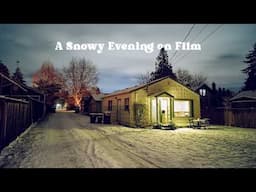 Photographing a Snowy Evening on the Mamiya 7ii & Gold 200