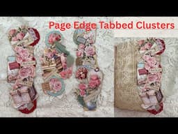 PAGE EDGE TAB CLUSTERS ~ EASY AND QUICK USING LEFT OVERS