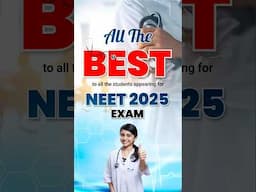 "Career Point Faculty Wishes All the Best to NEET 2025 Aspirants"