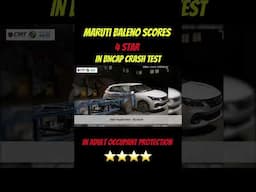 Maruti Baleno Scores 4 star in BNCAP Crash Test.