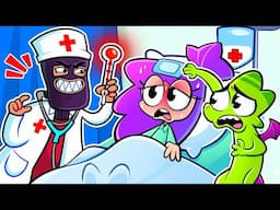 Be careful of the Fake Doctor 😱 Funny Hospital Adventure 💜 Useful Stories for Kids