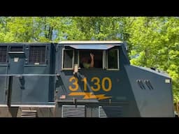 NS HiRail on the high iron and CSX sends more help to the Clinchfield