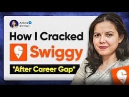 How She Cracked Swiggy After 5 Years Career Gap | Data Science Roadmap🔥