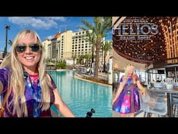 First Look INSIDE Helios Grand - TOUR! Amazing Epic Universe Views, Pool, Lobby, Rooftop Bar & Room!