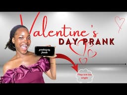 I pranked my single friends on Valentine’s Day😭😂Told them I have a suprise package for them😂🤍