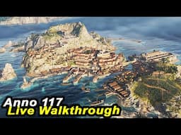 ANNO 117 - RELEASE DATE & EGYPT + Much More - LIVE with Community FAQ Gameplay Lets Play