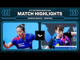 Jia Nan Yuan vs Shi Xunyao | WS SF | WTT Contender Skopje 2025