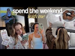 spend the weekend with me! 15km long run, diy nails, shopping + more