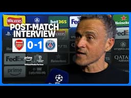Luis Enrique on a HUGE night at the Emirates | Arsenal v PSG UEFA Champions League