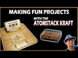 Making Fun Projects with the Atomstack Kraft Diode / IR Laser Engraver
