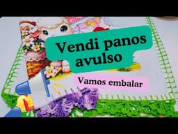 🙏 GRATIDÃO E RESULTADO! Panos de Prato Únicos com Barrados de Crochê (Embalando com Amor!)💖