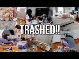 MASSIVE HOME RESET! EXTREME CLEAN, DECLUTTER, AND ORGANIZE WITH ME, ULTIMATE CLEANING MOTIVATION