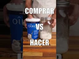 Comprar o hacer: Yogur griego
