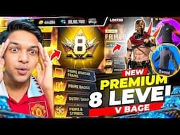 2025 New Booyah Pass & VVIP Premium 8 Level Badge Garena Free Fire